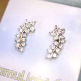 Flower Stem Earrings