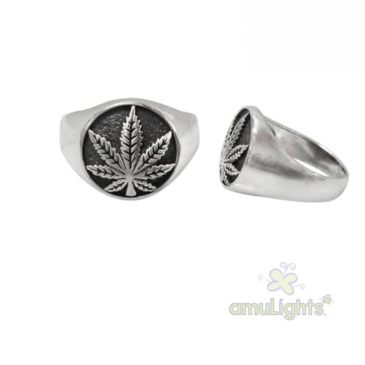 Hemp Leaf Ring – amulights