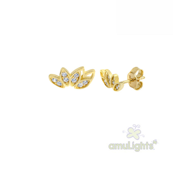 Leaves 10KT Gold Earrings