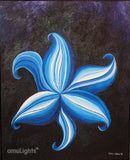 Bright Blue Flower Paintings