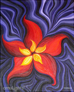 Fire Flower Painting 5