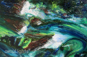 Flowing Stream Painting