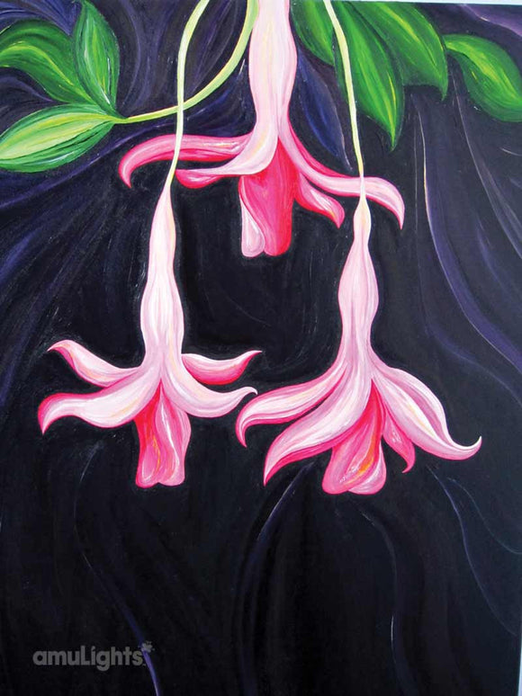 Fuchsia Flower Painting