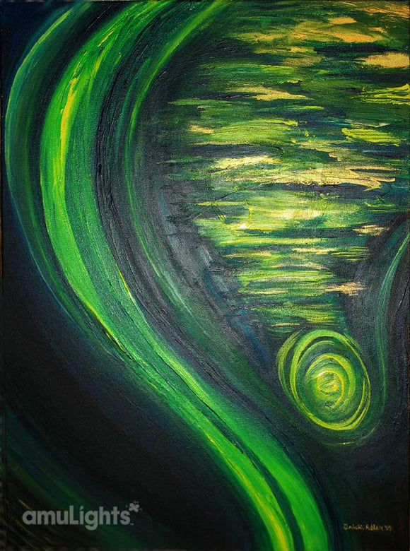 Green Water Painting