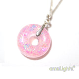 Baby Pink Mermaid DewDrops: Ring Pendant