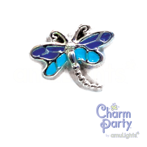 Blue Dragonfly Charm