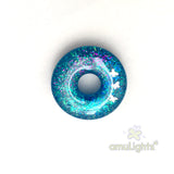 Blue RainbowDrops: Ring Pendant