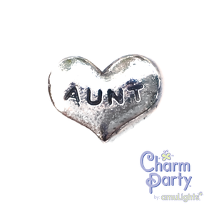 Aunt Heart Charm