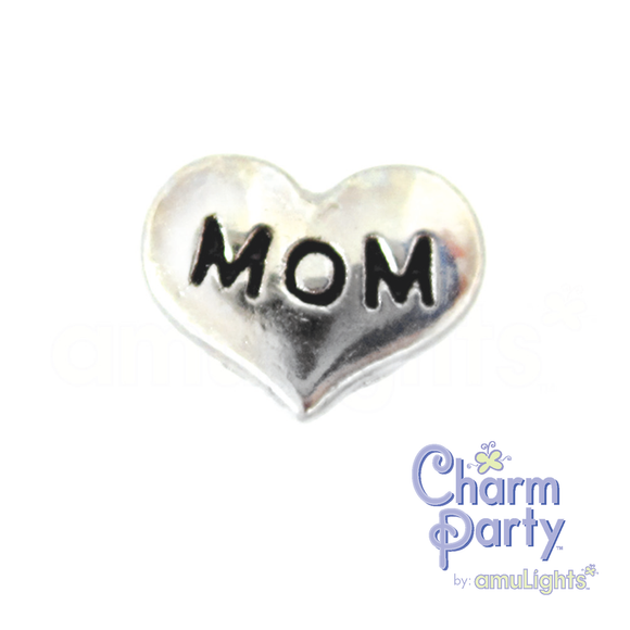 Mom Heart Charm