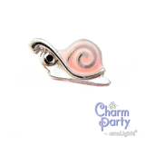 Pink Snail Charm