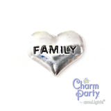 Family Heart Charm