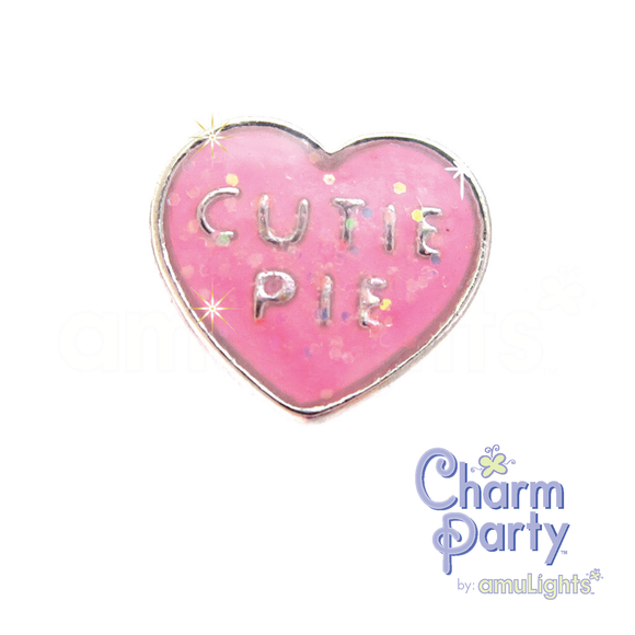 Cutie Pie Heart Charm