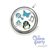 Blue Butterfly Charm